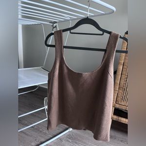 AYR knit crop tank NWOT